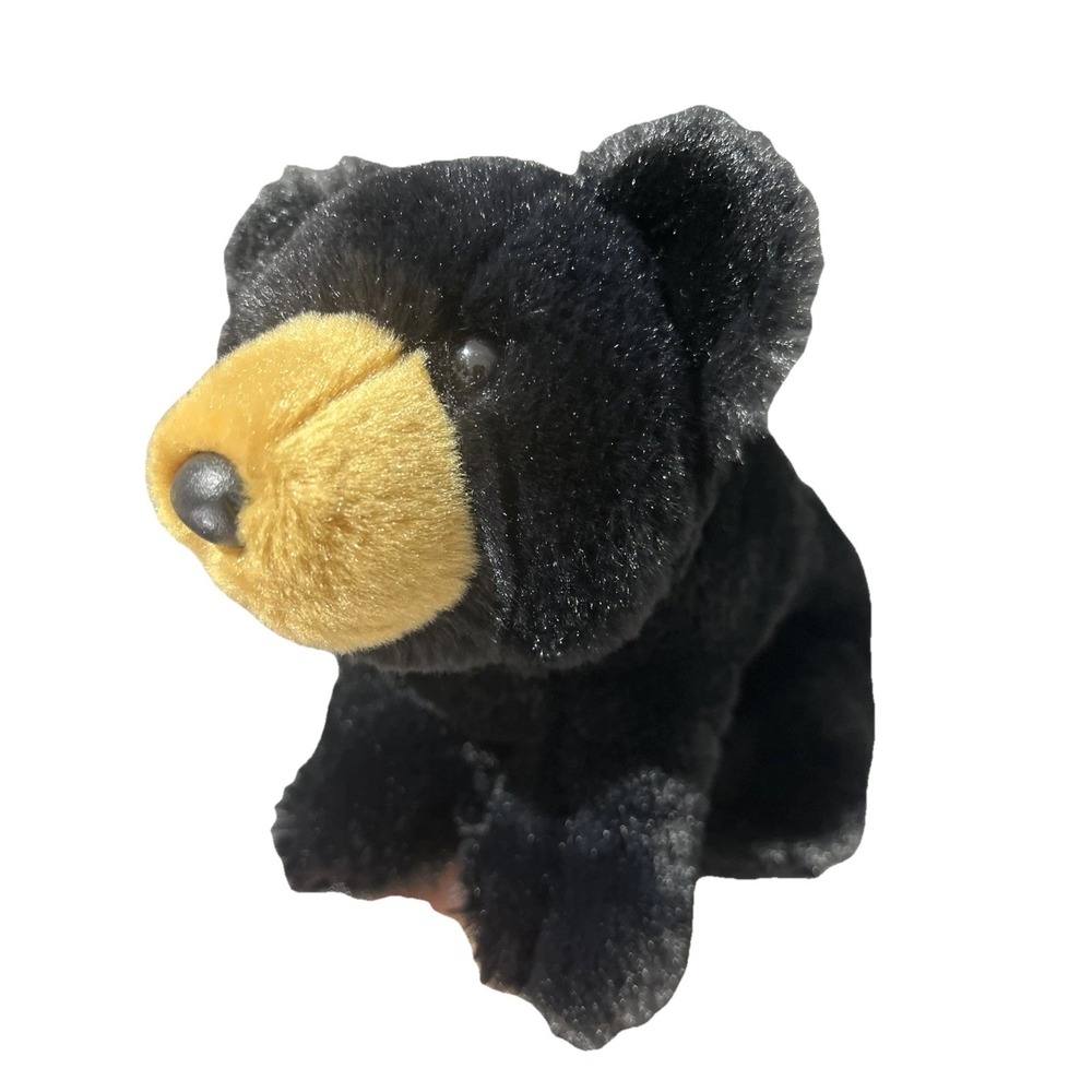 Douglas Morley Black Bear 7" Plush Stuffed Animal Cuddle Toy